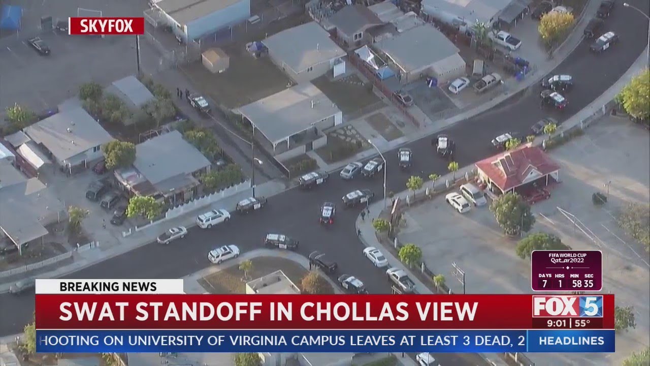 SWAT Standoff In Chollas View