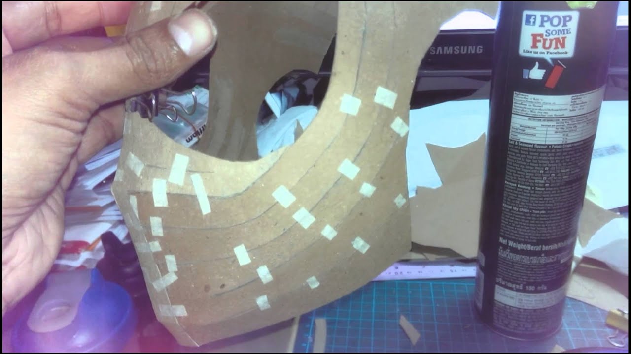 Spider Man Pepakura Face Shell Spider Man Pepakura Face Shell