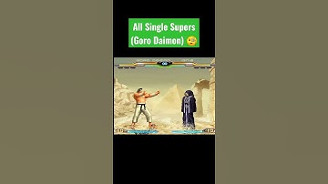 Goro Daimon All Single Supers #kof #shorts #goro #daimon #super #special #max #igniz #kof02 #glitch