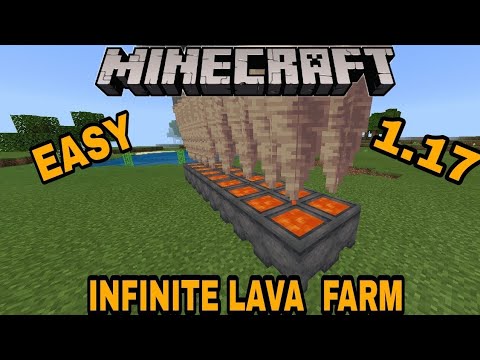 how to make unlimited/infinite lava source in Minecraft || Minecraft 1.