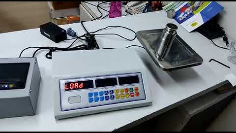 PRC PIECES / PRICE COUNTING CALIBRATION PROCESS FOR LEBAL PRINTER PRINTER WEIGHING SCALE 9892244811