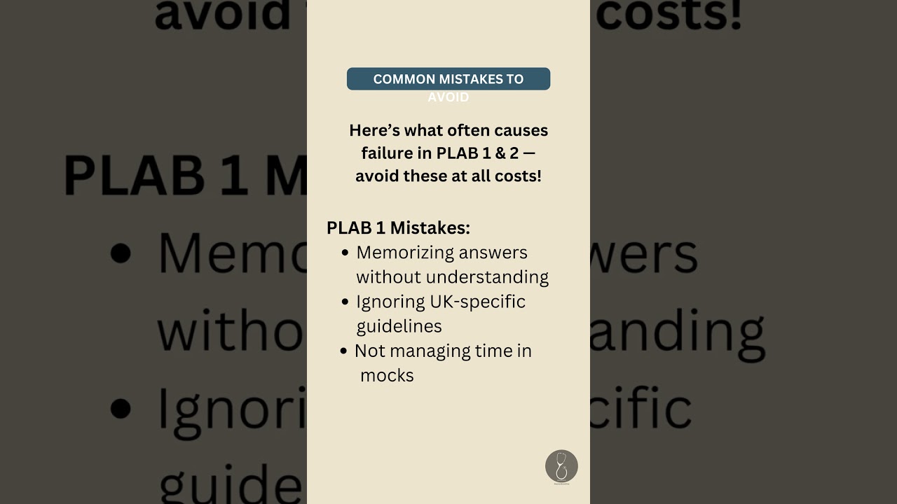 PLAB Preparation Strategy 2025! | Start Here: How to Crack PLAB 1