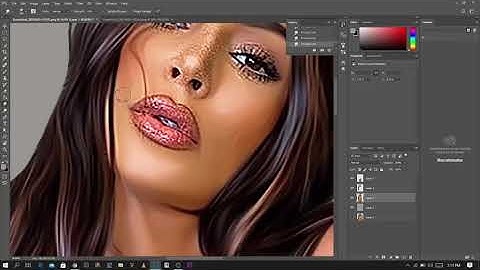 SMUDGE PAINTING PHOTOSHOP TUTORIAL BY OFICIAL-PRIXCO IN 2021