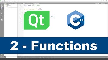 2 - Qt with C++ Functions - ( Qt Creator )