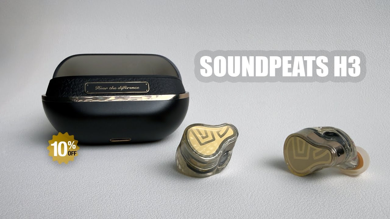 SOUNDPEATS H3 ASMR - Premium Noise-Canceling Earbuds Immersion