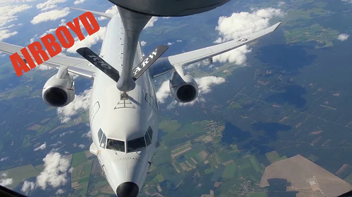 Boeing P-8A Poseidon Refueling Over Poland