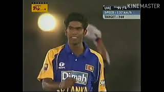 Debut match of Lasith Malinga .