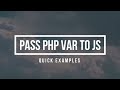 Ways To Pass PHP Variables To Javascript Mp3 Song
