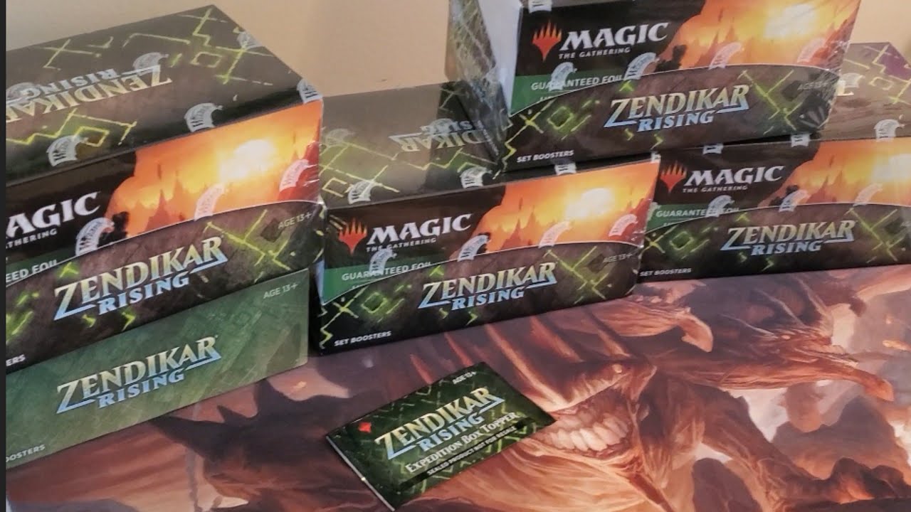 MAGIC THE GATHERING ZENDIKAR RISING SET BOOSTER BOX OPENING. REMEMBER