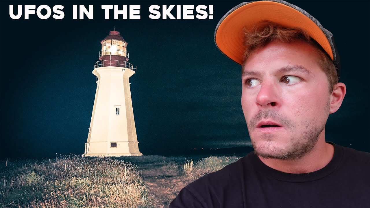 OVERNIGHT CAMPING TRIP GONE WRONG at HAUNTED LIGHTHOUSE | I Saw a UFO in the Night's Sky