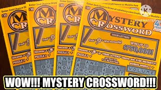 WOW!!! MYSTERY CROSSWORD!!! CA Scratchers
