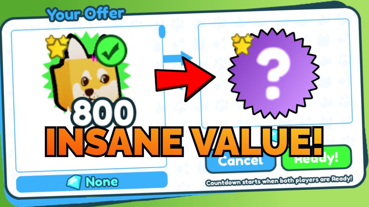 Doge Value - Pet Sim X Value List 