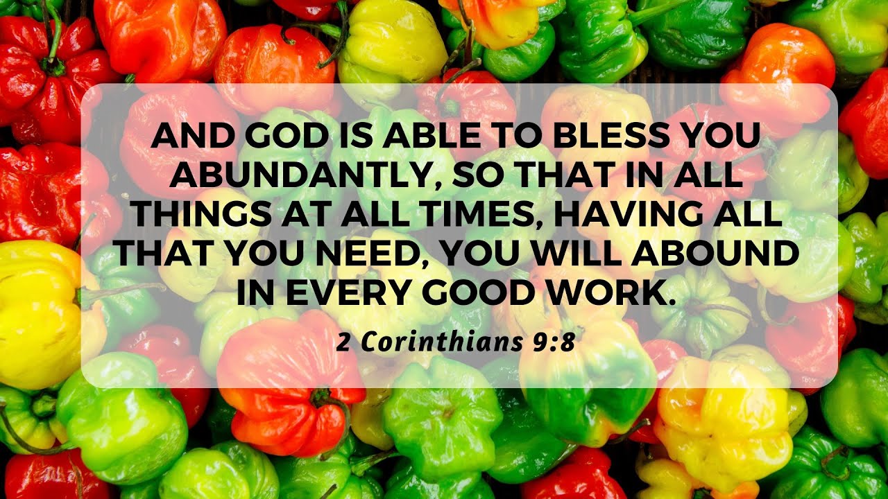 2 Corinthians 8:8-15; 9:6-12 - Resolutions: Radical Generosity - YouTube