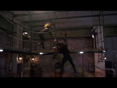 Bionic Showdown fight scene