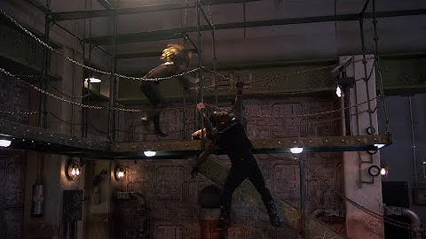 Bionic Showdown fight scene