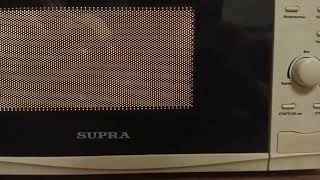 Демонстрация работы микроволновки supra mws-2126tw
