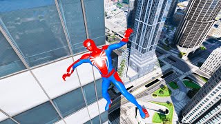 GTA 5 Epic Ragdoll GREEN SPIDERMAN VS RED MINION VS GREEN HULK (Euphoria Physics & Funny Fails)