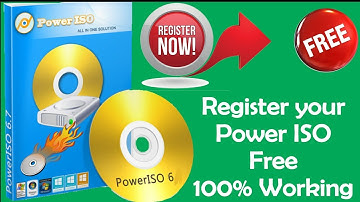 How do register Power ISO..... Free... Power ISO registration key Free