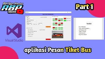 Tutorial Membuat Aplikasi Pemesanan Tiket BUS dengan VB.net 2012