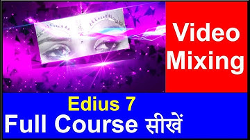 Learn mask effect editing in edius 7 ll Hd video mixing in edius