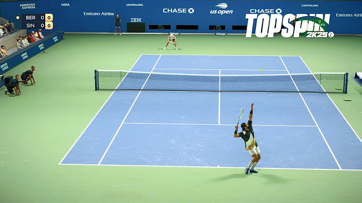 Top Spin 2K25 - Jannik Sinner Vs Matteo Berrettini I US Open I Legend AI (PS5)