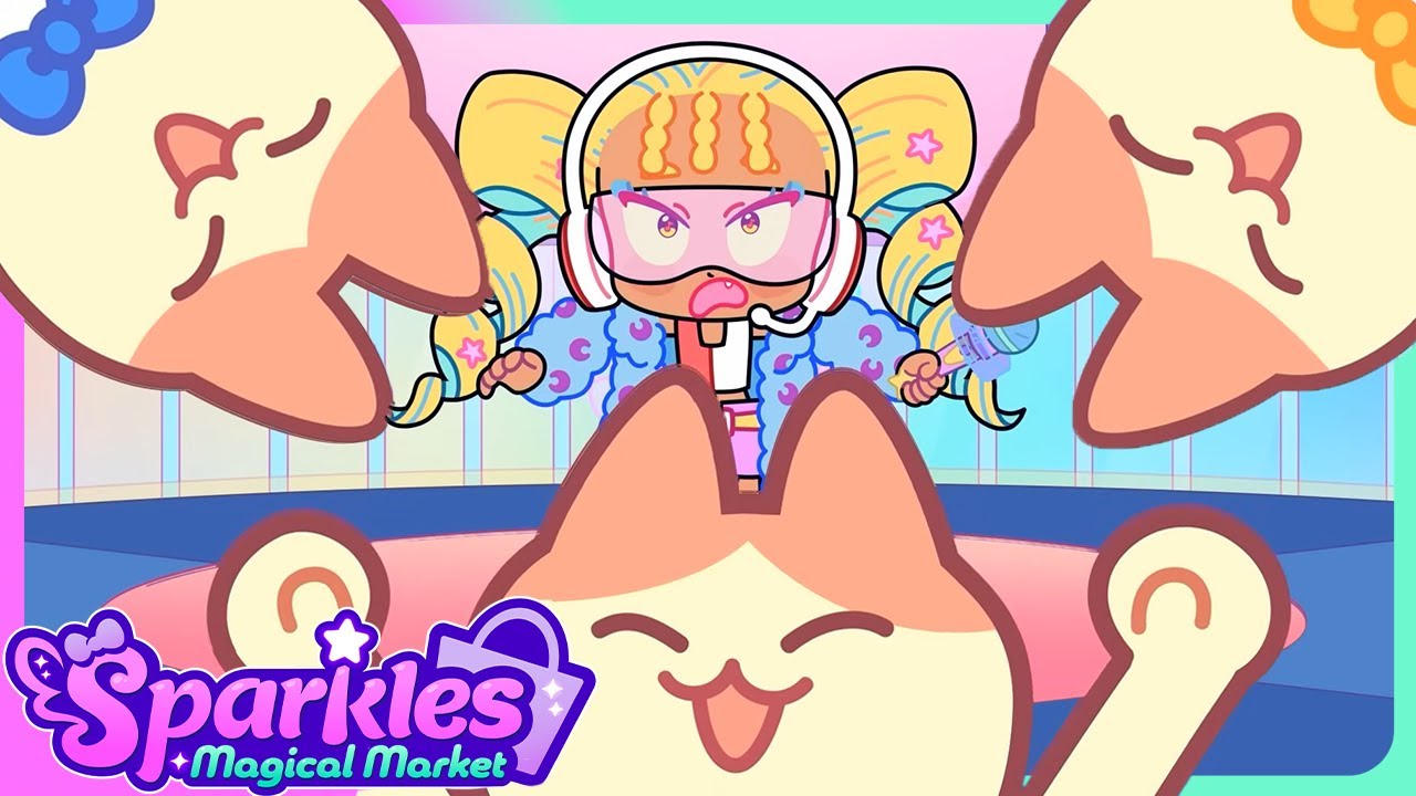 It's a music Kitty Takeover! | Sparkles Magical Market | Cartoons for Kids #roblox