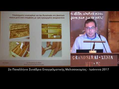 2o Πανελλήνιο Συνέδριο Επαγγελματικής Μελισσοκομίας - Ομιλητής Ε. Καραζαφείρης