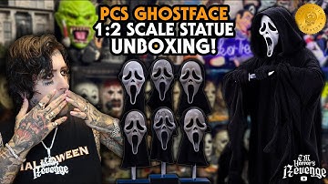 HUGE GHOSTFACE STATUE UNBOXING! 1:2 SCALE PCS STATUE