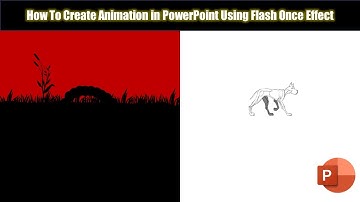 How to Animate in PowerPoint using Flash Once Effect Tutorial