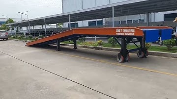 Cầu dẫn xe nâng lên container 8 tấn Leveler cung cấp tại Yên Phong, Bắc Ninh