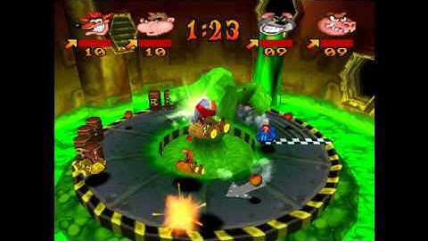 Crash Bash - Toxic Dash - Gold Relic