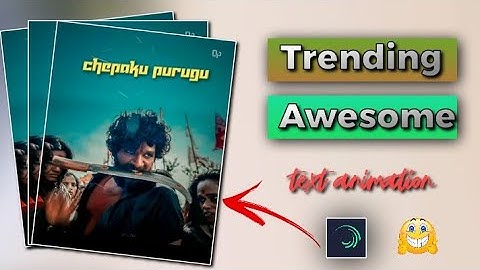 Alight motion trending video editing in telugu||2021 STAR DP EDITS