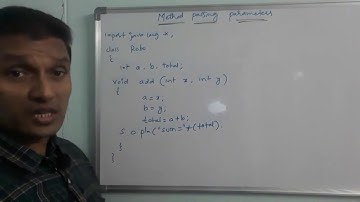 Method Passing Parameters in Java | Java Method Passing Parameters | Java Programming | in Telugu