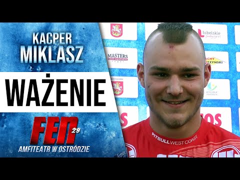Kacper Miklasz o sparingach w UFD Gym z Parnasse: "Biegał dookoła je*any szybciutki"