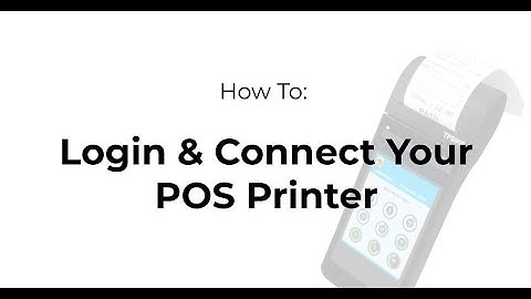 Login & Connect Your POS Printer | PrinterCo