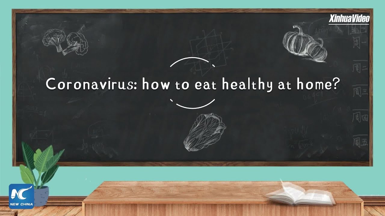Coronavirus fight: How to eat healthy at home - YouTube