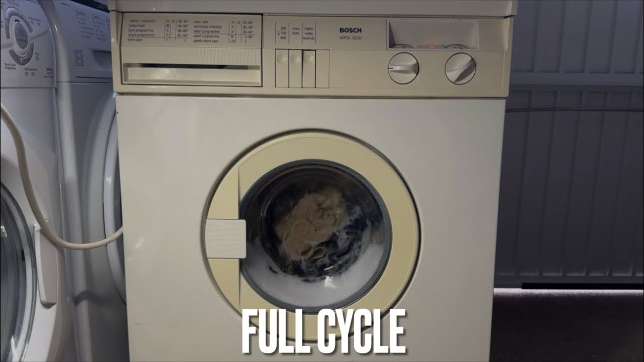 Bosch WFM3030GB - Cottons Whites 95°C with Higher Water Level (Full Cycle)