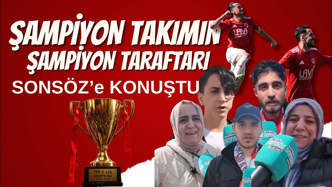 Petrolspor taraftarı Sons&ouml;z'e konuştu