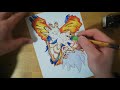 【一発描き】悟空のかめはめ波の一枚絵で一番カッコイイやつ!!Drawing Goku Kamehameha【ドラゴンボール/Dragon Ball】