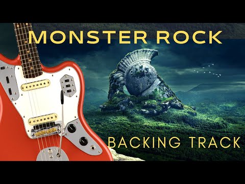 PSYCHEDELIC MONSTER Rock Ballad Guitar Backing Track E minor