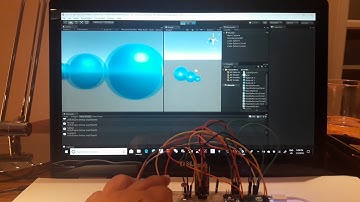 Unity3D asset control on windows 10 using HC-05 bluetooth module and 3 Light sensors
