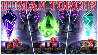 Crystal Opening: CAN WE GET HUMAN TORCH IN THIS OPENING?! [Marvel Contest of Champions]