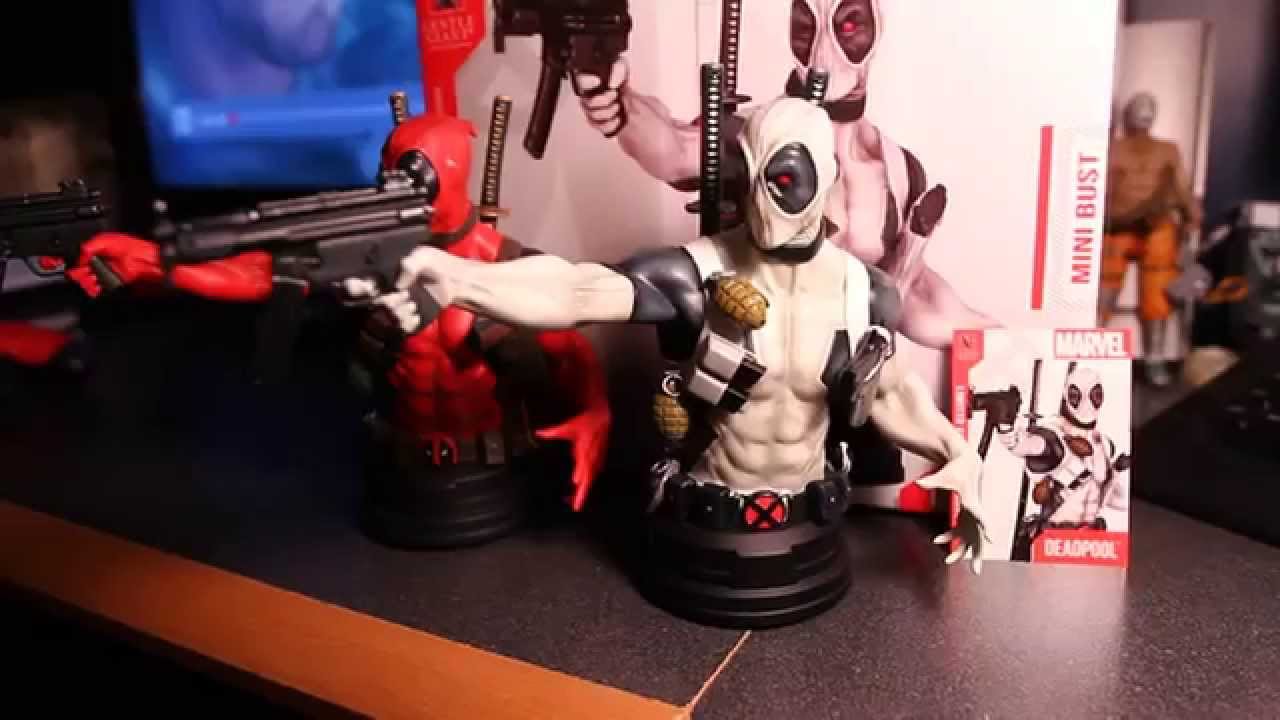 Deadpool (Bust), figurines de collection de Sanix, dans l'univers Marvel Deadpool (Bust), figurines de collection de Sanix, dans l'univers Marvel