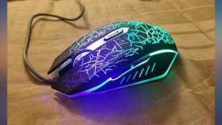 VersionTECH Gaming Mouse Ergonomic Wired Gaming Mice 4 Level DPI 7 Colors RGB 