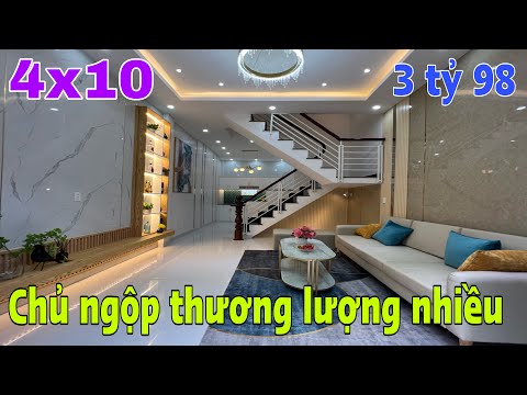 Video Bán nhà gò vấp / đường cây tâm nhà 1 lầu giá 3 tỷ 980... - youtube