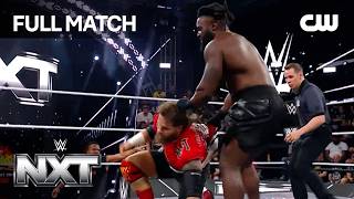 FULL MATCH: Hank Walker vs. Keanu Carver | WWE NXT | The CW