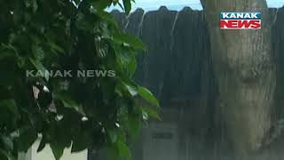 Heavy Rainfall Lashes In Bhubaneswar