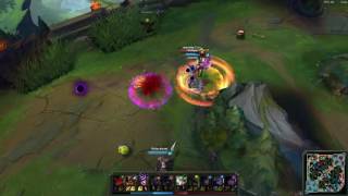 Flashing Syndra stun into double kill