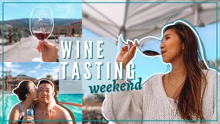 weekend getaway from SF, Napa wine tasting weekend vlog, Calistoga hot springs | The R&D Couple