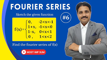FOURIER SERIES SOLVED PROBLEM 6 (LECTURE 14)  @TIKLESACADEMY
